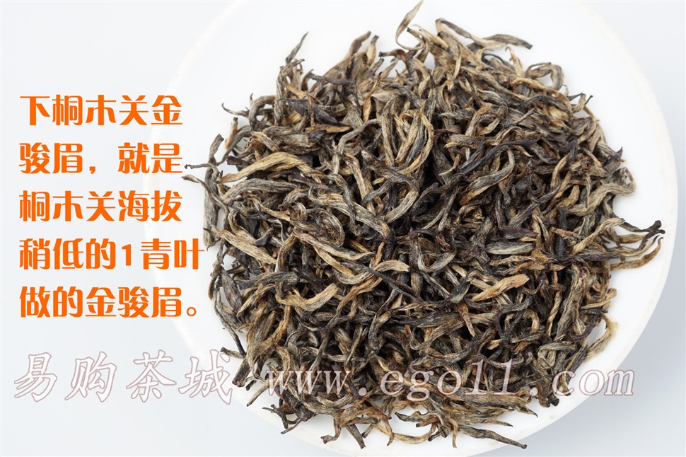 放到筐子里挑拣的下桐木关金骏眉茶芽